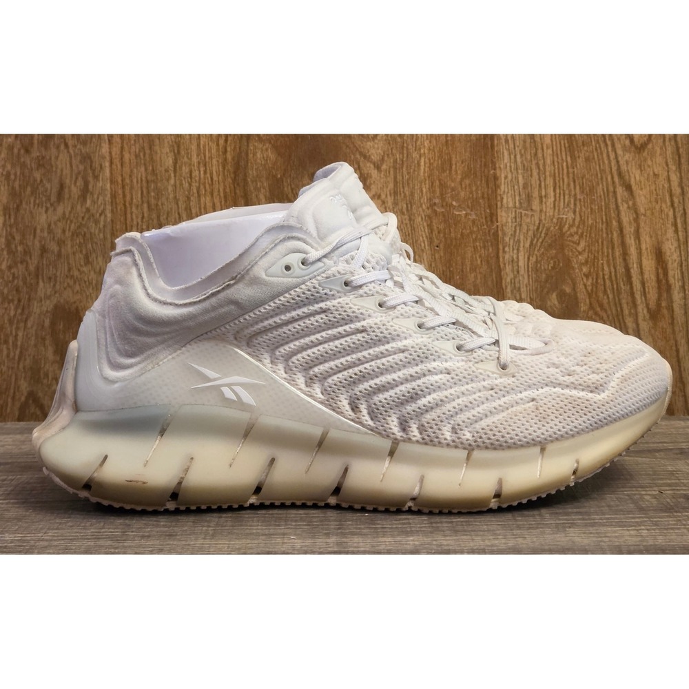 Reebok Zig Kinetica Training Running Shoes Women's‎ Size 7.5 White